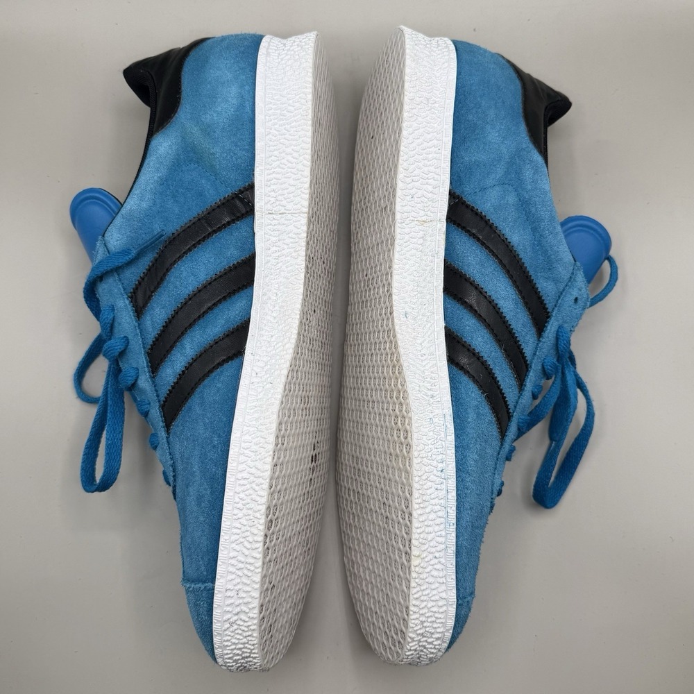Adidas Gazelle Indoor Blue Black Mens Size 13 2023 Release Casual Shoe Sneaker - Picture 7 of 11